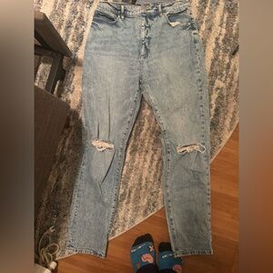 LOFT High Rise Light Blue Jeans